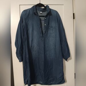 Large long sleeved Gap tunic/shirt dress